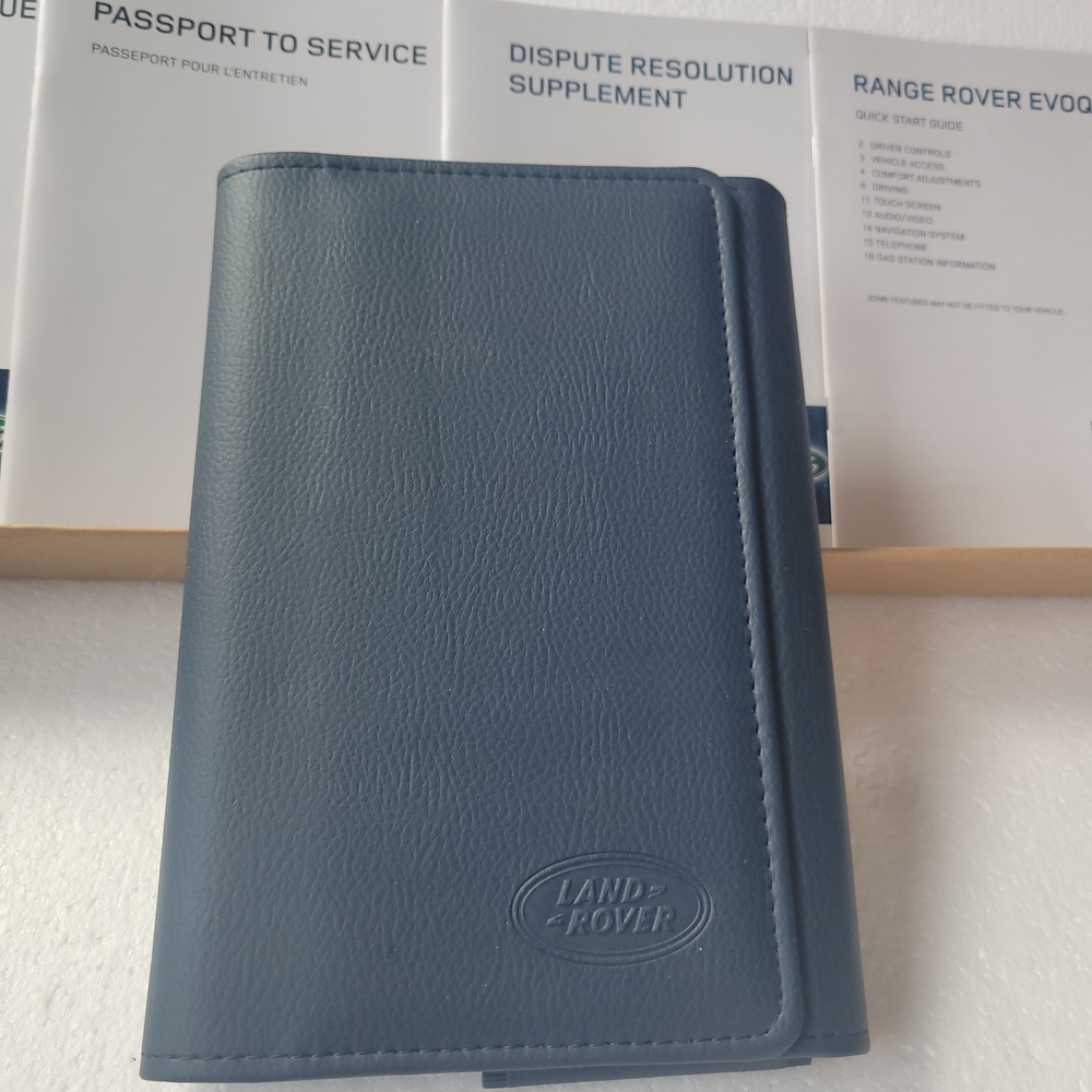 Land Rover Range Rover Evoque Owner's Handbook Navy - Picture 3 of 8